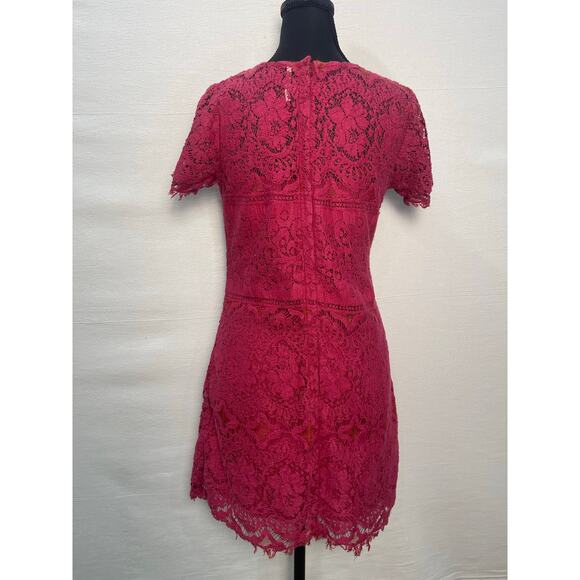 Free People Lace Mini Dress Size 0 - Picture 4 of 8